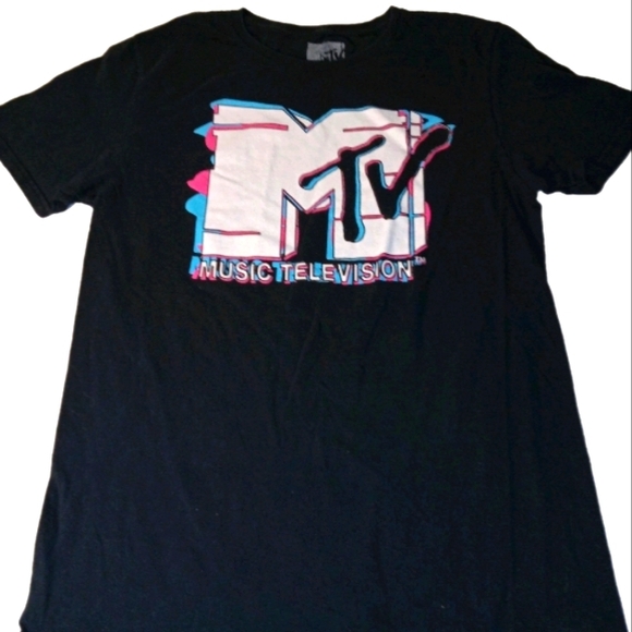 MTV Tops - MTV Black Short Sleeve Tshirt Like New Medium